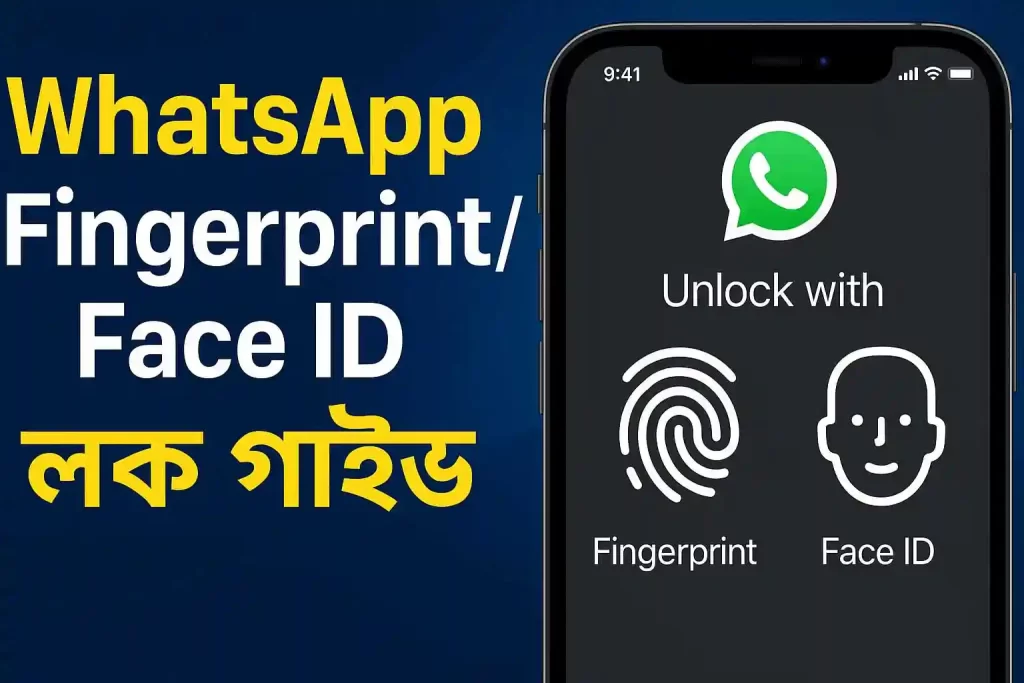 📱 WhatsApp Fingerprint ও Face ID Lock সেট করার সম্পূর্ণ গাইড 2025 (Android + iPhone) 4 📱 WhatsApp Fingerprint ও Face ID Lock সেট করার সম্পূর্ণ গাইড (Android + iPhone) wb sain blog